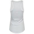 White - Back - Grindstore Womens-Ladies Solitary Society Tank Top