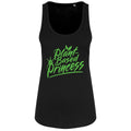 Black - Front - Grindstore Womens-Ladies Plant Based Princess Tank Top