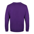 Purple - Back - Psycho Penguin Mens People Think Im Crazy Sweatshirt