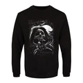 Black - Front - Grindstore Mens Skull Moon Ouija Sweatshirt