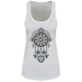 White - Front - Unorthodox Collective Womens-Ladies Mystical Dreamcatcher Vest Top