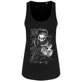 Black - Front - Tokyo Spirit Womens-Ladies Oka Monochrome Vest Top