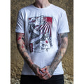 White-Black-Red - Back - Unorthodox Collective Mens Sakana T-Shirt