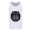 White-Navy - Front - Unorthodox Collective Mens Wolf Vest