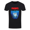 Black-Blue-Red - Front - Grindstore Mens Paws T-Shirt