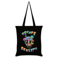 Black-Multicoloured - Front - Grindstore Escape Reality Tote Bag