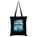 Black-Blue - Front - Grindstore It Came From The Depths Horror Tote Bag