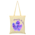 Cream - Front - Grindstore Charged By The Stars Tote Bag