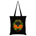 Black - Front - Grindstore Mystical Lunar Kitty Tote Bag