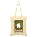 Cream - Front - Grindstore Halloween Queen Tarot Ghost Tote Bag