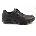 Black - Back - Grisport Mens Livingston Leather Walking Shoes