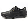 Black - Side - Grisport Mens Livingston Leather Walking Shoes