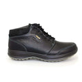 Black - Back - Grisport Mens Lomond Leather Walking Shoes