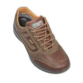 Tan - Front - Grisport Mens Airwalker Leather Walking Shoes