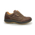 Tan - Back - Grisport Mens Airwalker Leather Walking Shoes