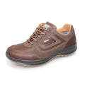 Tan - Close up - Grisport Mens Airwalker Leather Walking Shoes