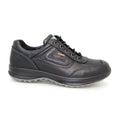 Black - Back - Grisport Mens Airwalker Leather Walking Shoes