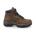 Brown - Back - Grisport Mens Glencoe Nubuck Walking Boots