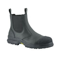 Black - Front - Grisport Mens Loader Waxy Leather Safety Boots