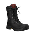 Black - Front - Grisport Mens Boulder Leather Safety Boots