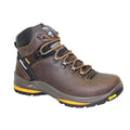 Brown-Black - Front - Grisport Mens Saracen Waxy Leather Walking Boots