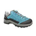 Pale Blue-Grey-Black - Front - Grisport Womens-Ladies Kratos-Lo Suede Walking Shoes