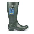 Green - Back - Grisport Unisex Adult Rubber Wellington Boots