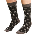 Black-Brown-Grey - Lifestyle - Laurence Llewelyn-Bowen Mens Monoglam Socks (Pack of 3)