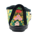 Green - Side - Laurence Llewelyn-Bowen Womens-Ladies Meribel Floral Slippers