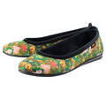 Green - Pack Shot - Laurence Llewelyn-Bowen Womens-Ladies Meribel Floral Slippers