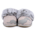 Pink-Grey - Lifestyle - Lazy Dogz Womens-Ladies Slippers