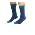 Blue - Side - Laurence Llewelyn-Bowen Mens Animals Socks (Pack of 3)