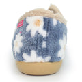 Blue - Side - Lunar Womens-Ladies Daisy Slippers