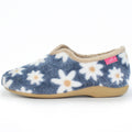 Blue - Lifestyle - Lunar Womens-Ladies Daisy Slippers