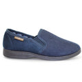 Navy - Back - Goodyear Mens Mallory Slippers