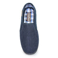 Navy - Side - Goodyear Mens Mallory Slippers