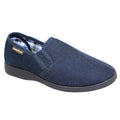 Navy - Front - Goodyear Mens Mallory Slippers