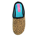 Brown-Black - Lifestyle - Lunar Womens-Ladies Ghana Cheetah Slippers