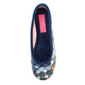 Navy - Lifestyle - Lunar Womens-Ladies Magic Spotted Slippers