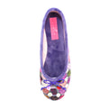 Purple - Lifestyle - Lunar Womens-Ladies Magic Spotted Slippers