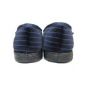 Navy - Side - Goodyear Mens Don Striped Slippers