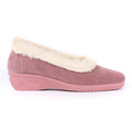 Pink - Back - Lunar Womens-Ladies Glynis Slippers