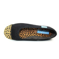 Black - Lifestyle - Lunar Womens-Ladies Jessie Leopard Print Slippers