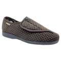 Brown - Front - Goodyear Mens Columbus II Checked Slippers