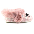 Pink - Lifestyle - Lazy Dogz Womens-Ladies Callie Moccasin Slippers