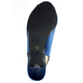 Navy - Pack Shot - Lunar Womens-Ladies Venice Satin Court Shoes