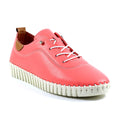 Pink - Lifestyle - Lunar Womens-Ladies Flamborough Leather Shoes