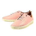 Light Pink - Lifestyle - Lunar Womens-Ladies Flamborough Leather Shoes