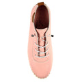 Light Pink - Pack Shot - Lunar Womens-Ladies Flamborough Leather Shoes