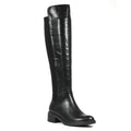 Black - Front - Lunar Womens-Ladies Fremont Long Boots